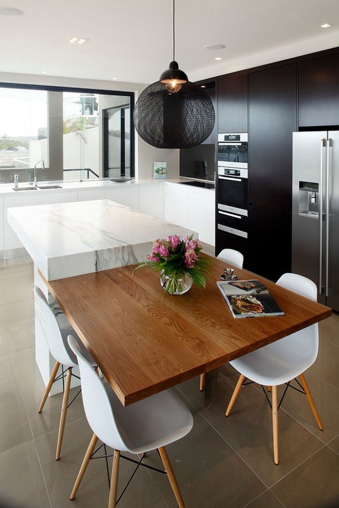 Contemporary Kitchen Cabinets For A Posh And sleek Finish