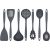 Glad Cooking Kitchen Utensils Set – 7 Pieces, Nylon Tools for Nonstick Cookware, Gray