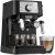 De’Longhi Stilosa Manual Espresso Machine, Latte & Cappuccino Maker, 15 Bar Pump Pressure + Milk Frother Steam Wand, Black / Stainless, EC260BK, 13.5 x 8.07 x 11.22 inches